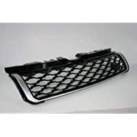 Zunsport Compatible con Range Rover Evoque Dynamic Mejora de la Parrilla Delantera Negra Brillante con Acabado Plateado…